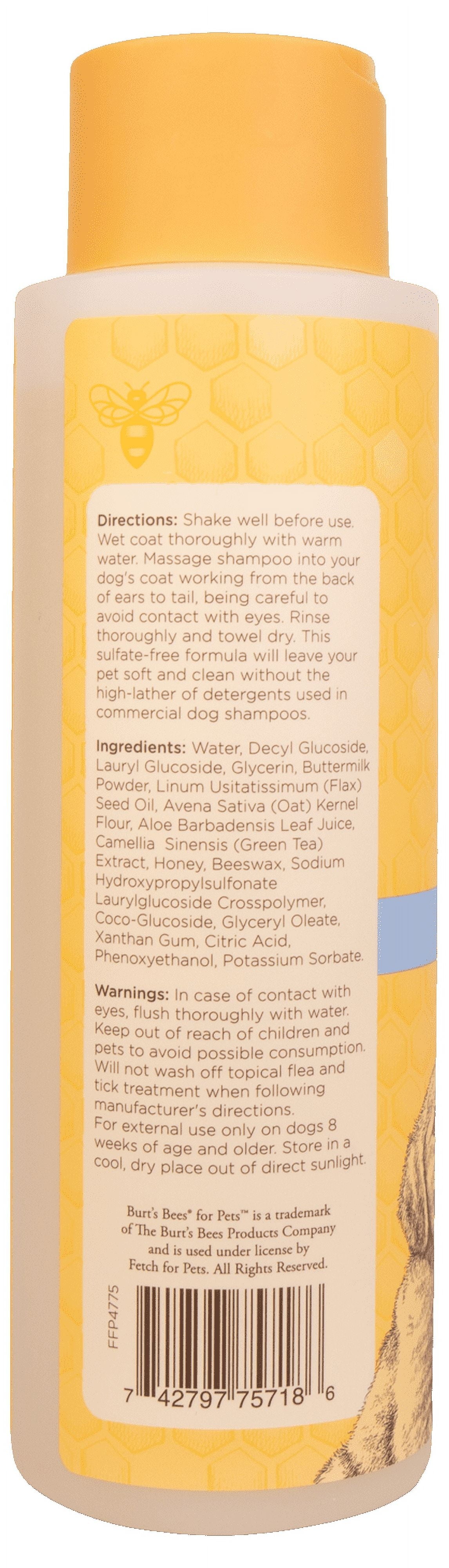 Natural Pet Care Tearless 2 -1 Dog Puppy Shampoo Conditioner Buttermilk and Linseed Oil