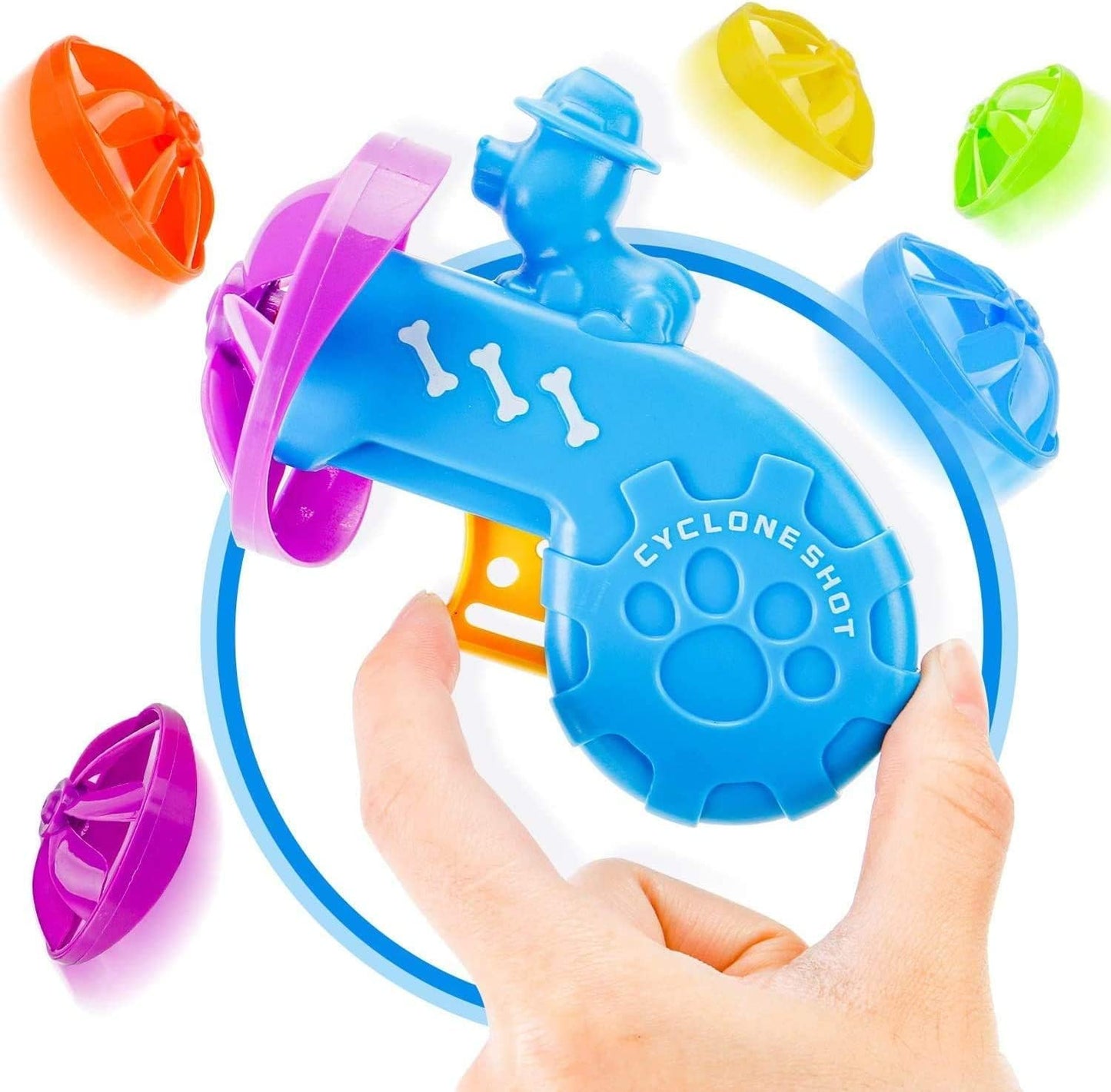 Fetch Toy for Cats, Cat Toys Kitten Toys, Cat Interactive Toys, Pet Training Exercise Chaser Tool, Kitten Fun Toys - Perfect for Chasing, Swatting, Batting (Blue3Pc)