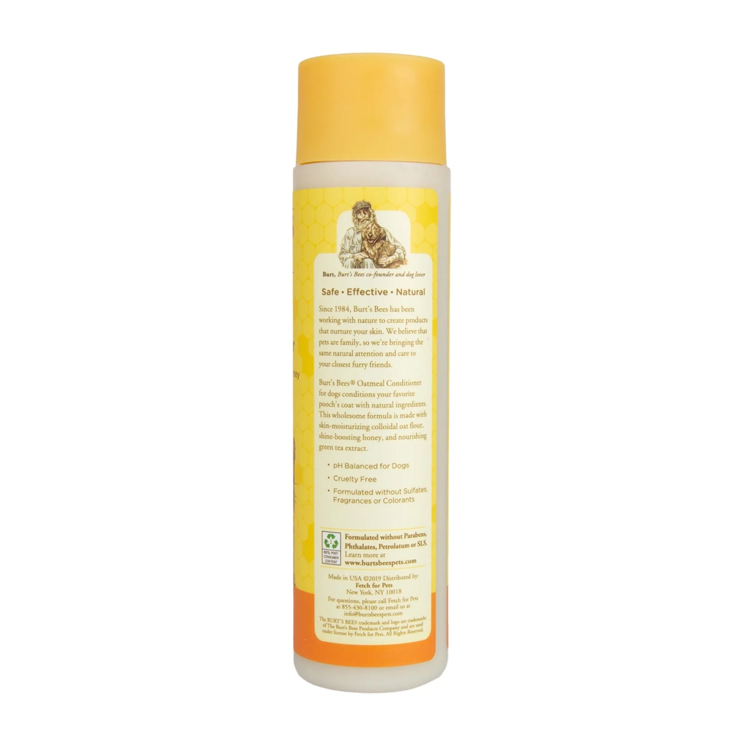 for Pets Natural Oatmeal Conditioner Colloidal Oat Flour & Honey for Dogs 10 Oz.