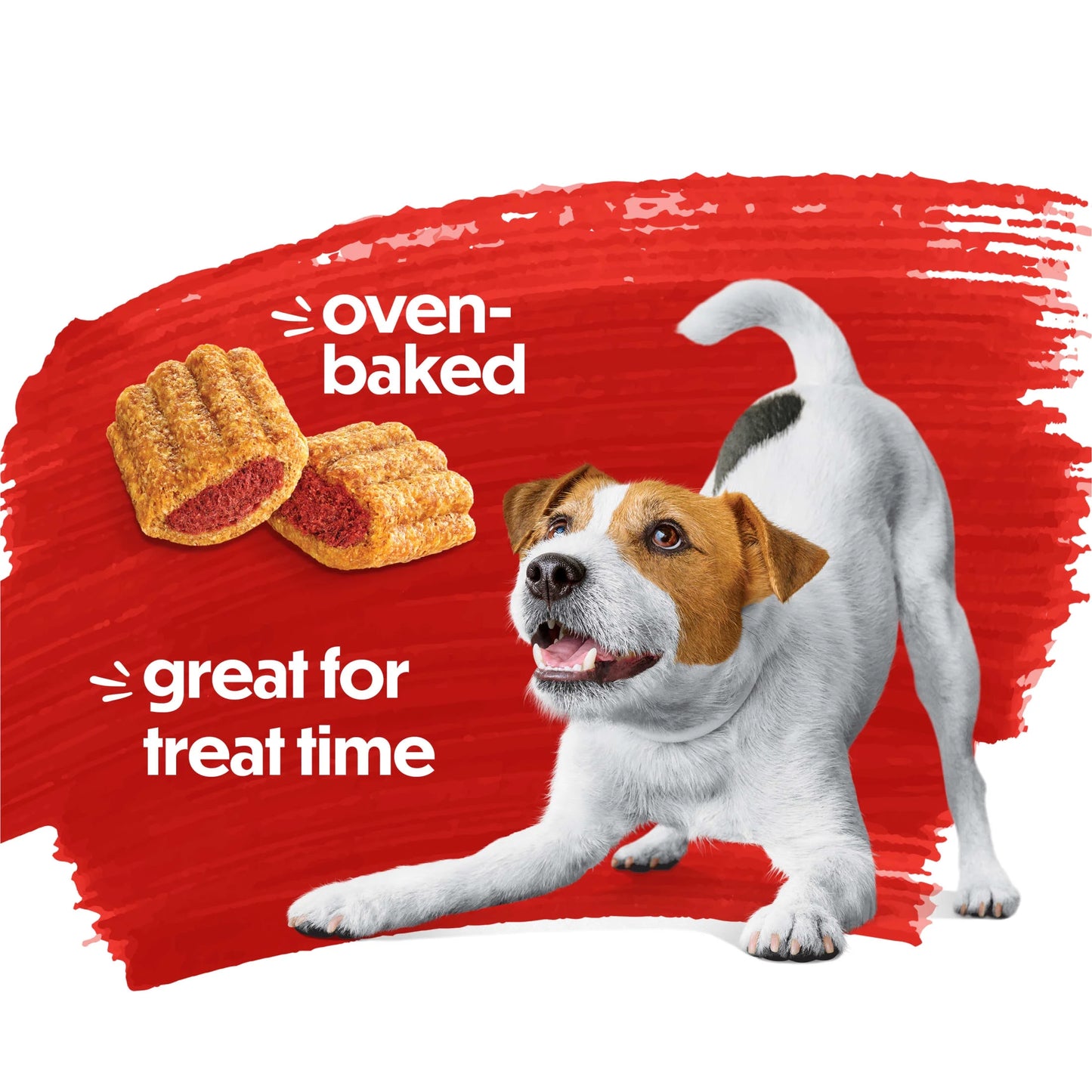 Purina Baked Delights Hugs with Real Beef and Cheese Oven Baked Dog Treats Produced in USA Facilities