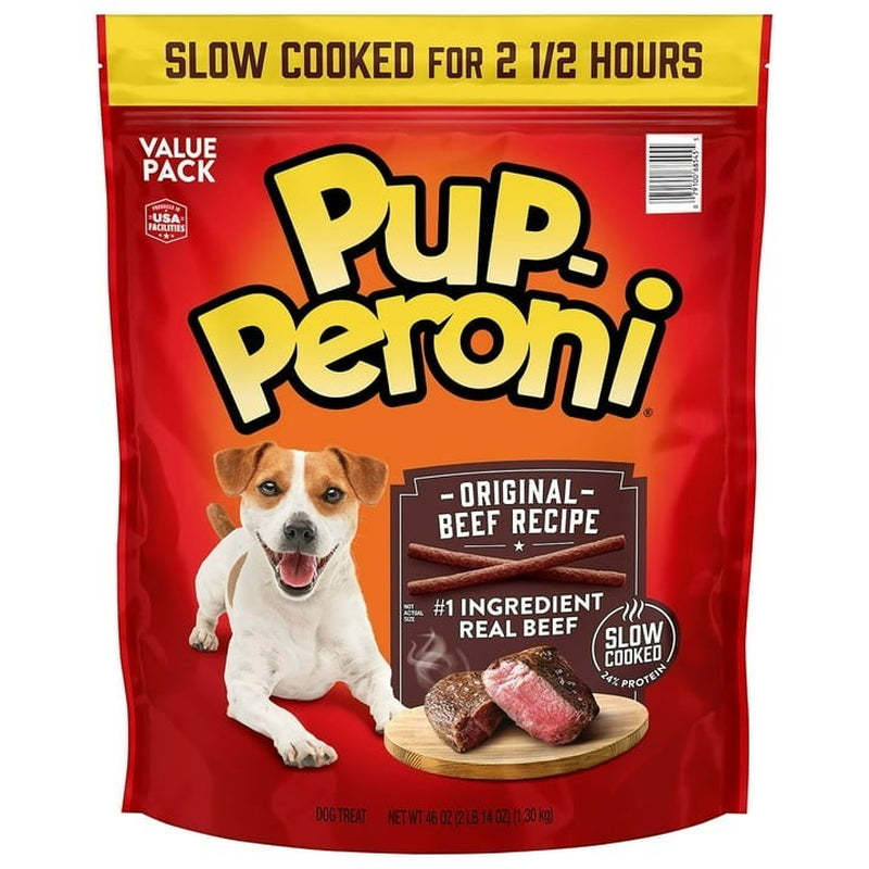 Pup-Peroni Dog Snacks, Original Beef Flavor, 46 Oz.