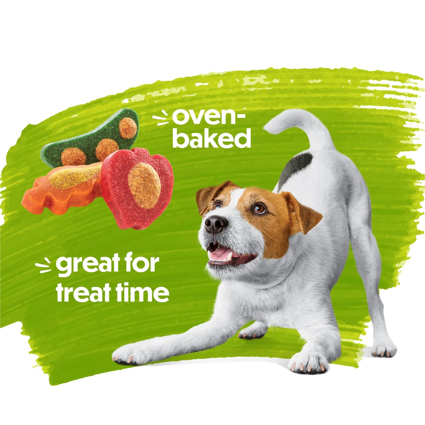 (4 Pack) Beneful Produced in USA Facilities Dog Training Treats for Dogs, Baked Delights Snackers