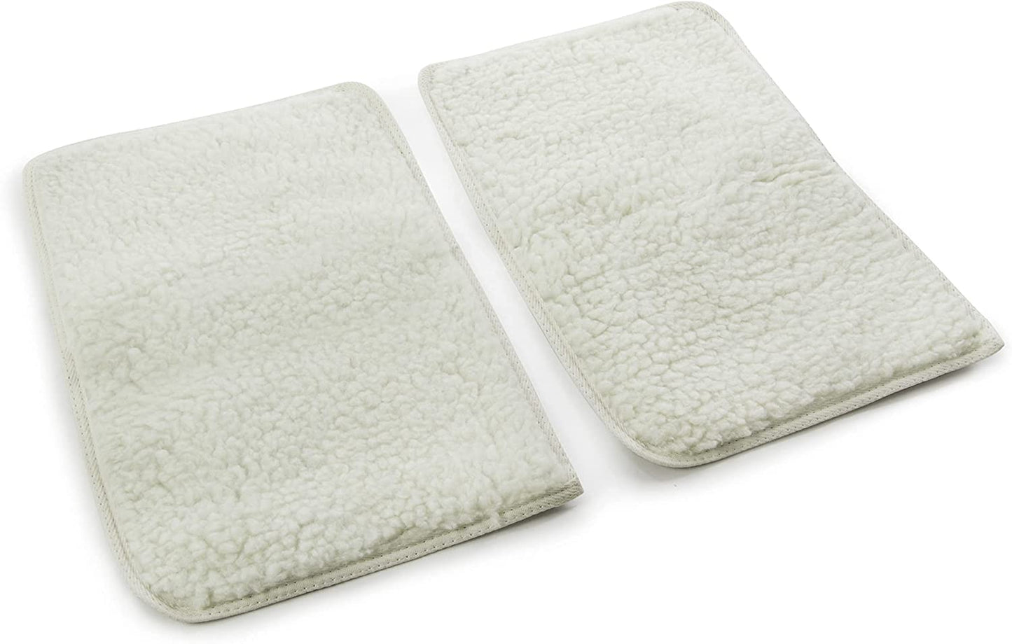 (2 Count) Replacement Liners for Travel Pet Carriers - White, Small
