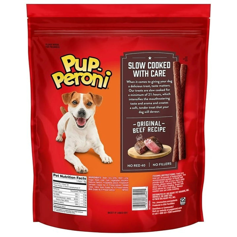 Pup-Peroni Dog Snacks, Original Beef Flavor, 46 Oz.