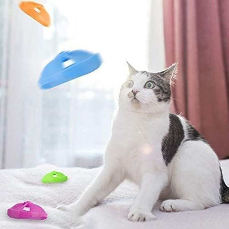 Fetch Toy for Cats, Cat Toys Kitten Toys, Cat Interactive Toys, Pet Training Exercise Chaser Tool, Kitten Fun Toys - Perfect for Chasing, Swatting, Batting (Blue3Pc)