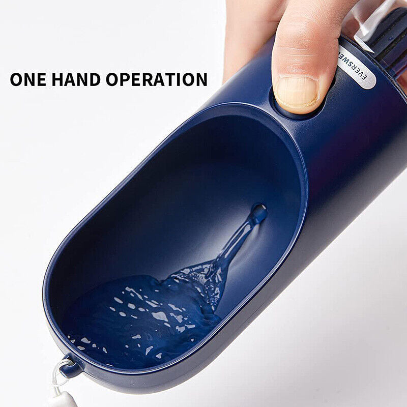 PETKIT Portable Dog Water Bottle 400Ml Travel Walking Pet Water Bottle Dispenser