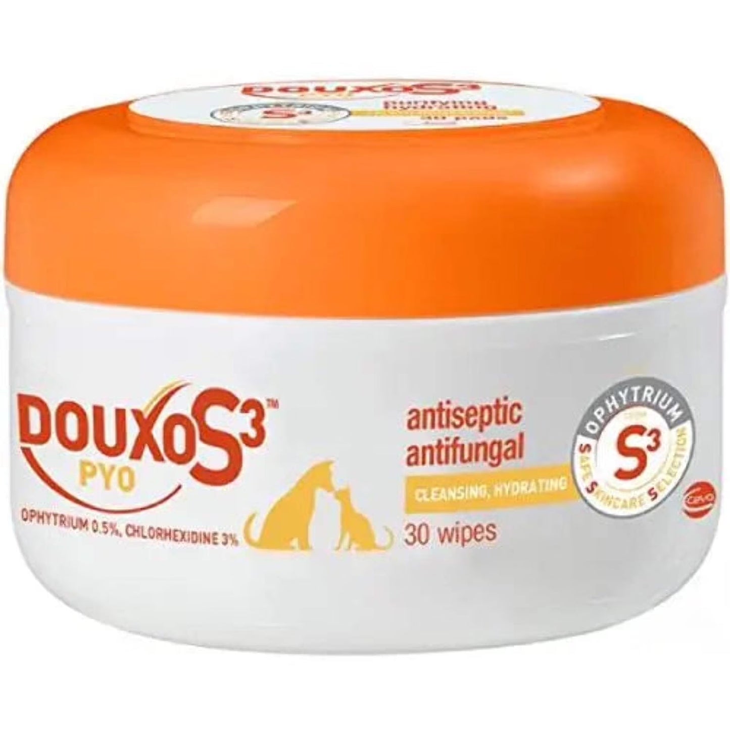 Douxo Chlorhexidine 3% PS PYO Pads for Dogs and Cats 30CT