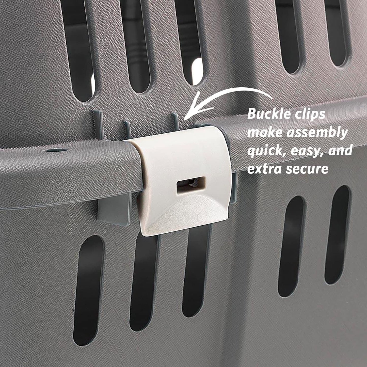 Jet Pet Carrier: Value Dog Carrier Suitable for "XS" Dog Breeds & Small Cats, 22L X 14.5W X 13H Inches, Gray