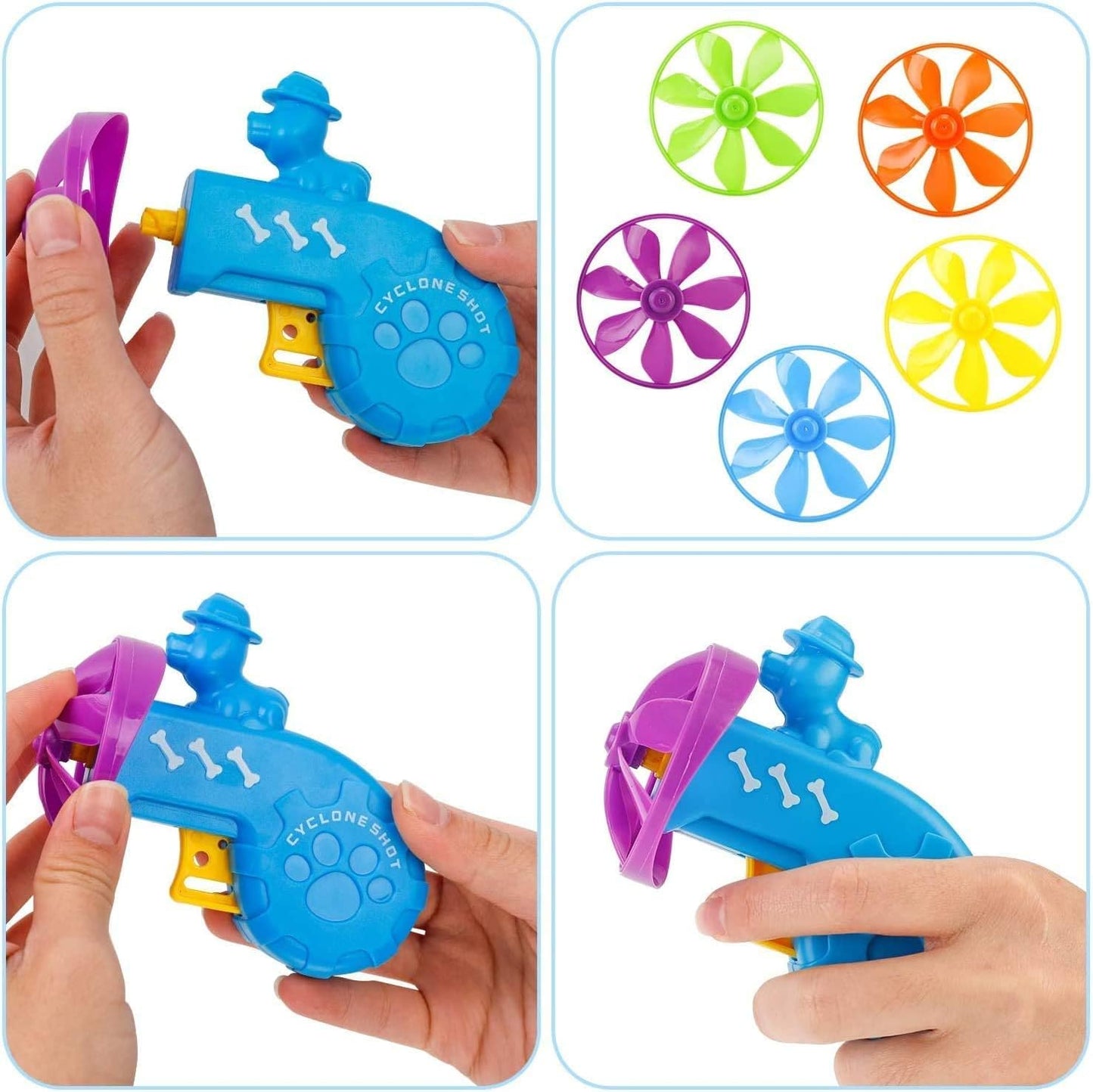 Fetch Toy for Cats, Cat Toys Kitten Toys, Cat Interactive Toys, Pet Training Exercise Chaser Tool, Kitten Fun Toys - Perfect for Chasing, Swatting, Batting (Blue3Pc)