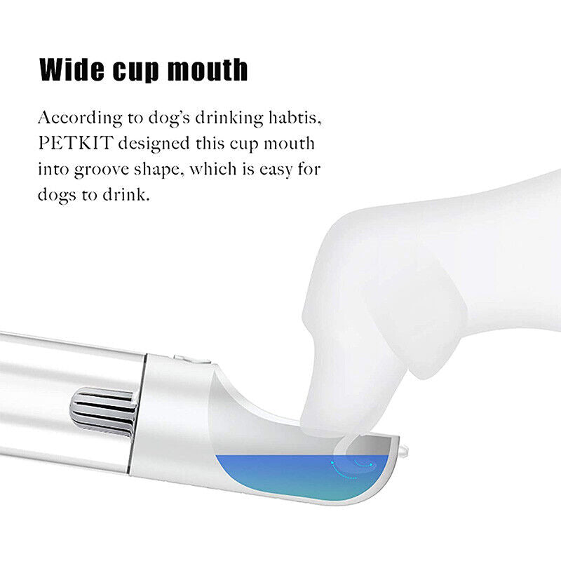 PETKIT Portable Dog Water Bottle 400Ml Travel Walking Pet Water Bottle Dispenser
