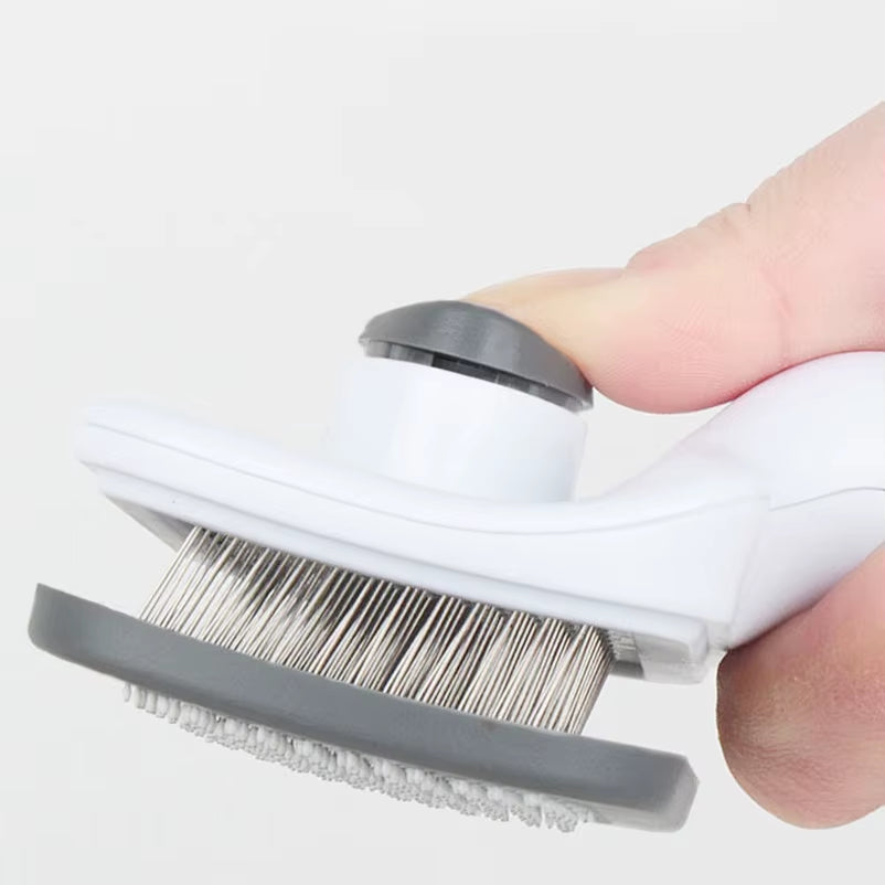 Pet Hair Removal Brush Cat to Float Hair Special Comb Beauty Massage Self-Cleaning Needle Comb Cat Supplies