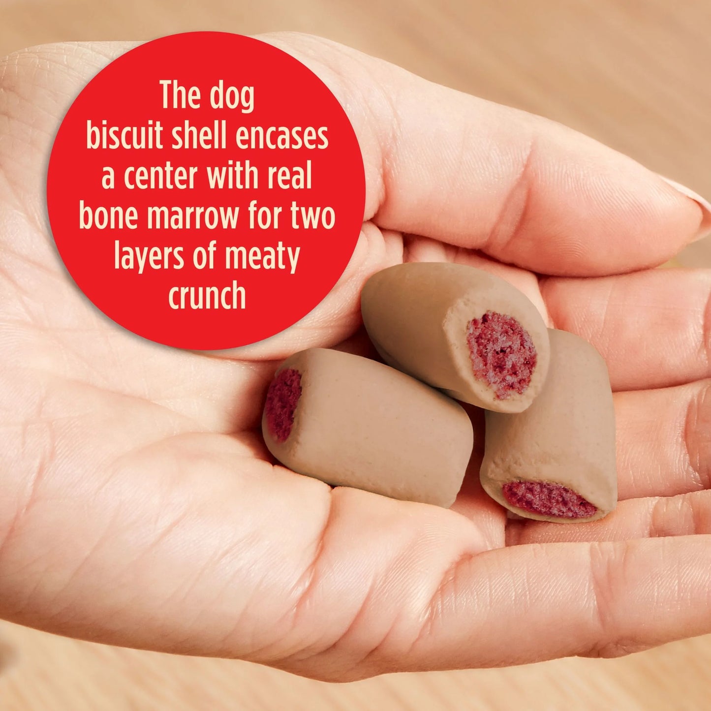 Milk Bone Marosnacks Bacon Flavor Small Dog Treats with Bone Marrow, 40 Ozs