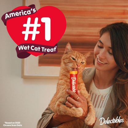 Hartz  Squeeze up Variety Pack Interactive Lickable Wet Cat Treat, 0.5Oz (24 Count)