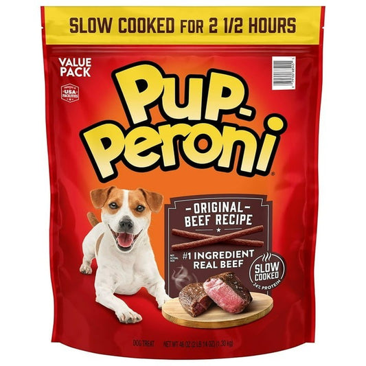 Pup-Peroni Dog Snacks, Original Beef Flavor, 46 Oz.