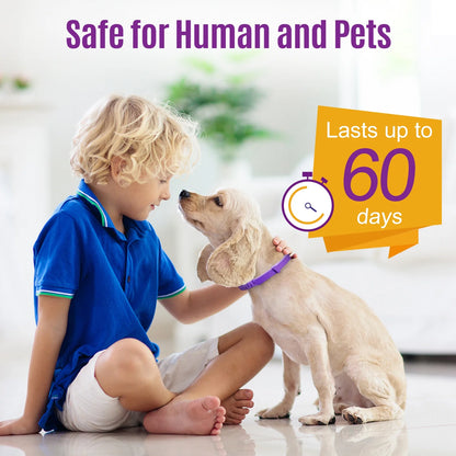 Dog Collar for Calming, Dog Calming Collar Relieve Reduce Anxiety or Stress, 2Pcs 15 Inches and 2Pcs 27.5 Inches Adjustable Calming Collar for Dogs