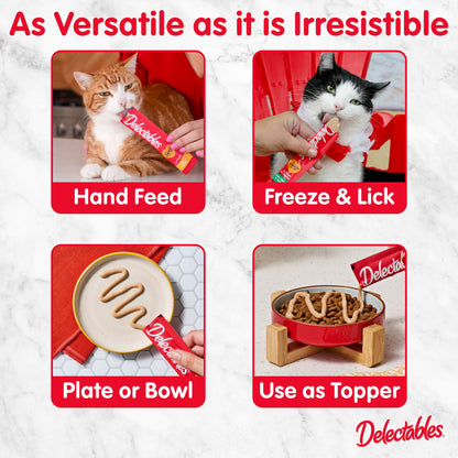 Hartz  Squeeze up Variety Pack Interactive Lickable Wet Cat Treat, 0.5Oz (24 Count)