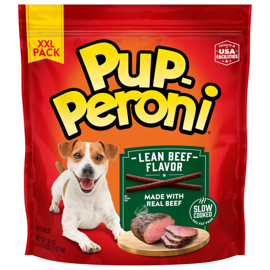Pup Peroni Lean Beef Flavor Dog Treats, 38 Oz Bag