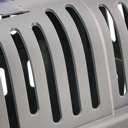 Jet Pet Carrier: Value Dog Carrier Suitable for "XS" Dog Breeds & Small Cats, 22L X 14.5W X 13H Inches, Gray