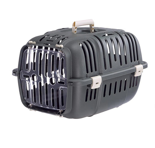 Jet Pet Carrier: Value Dog Carrier Suitable for "XS" Dog Breeds & Small Cats, 22L X 14.5W X 13H Inches, Gray