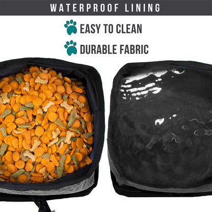 Travel Collapsible Dog Bowl Foldable Expand Water Dish for Pet Cat Food Hiking