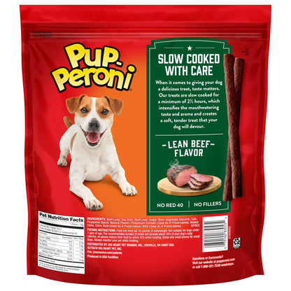Pup Peroni Lean Beef Flavor Dog Treats, 38 Oz Bag