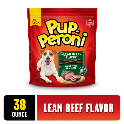 Pup Peroni Lean Beef Flavor Dog Treats, 38 Oz Bag