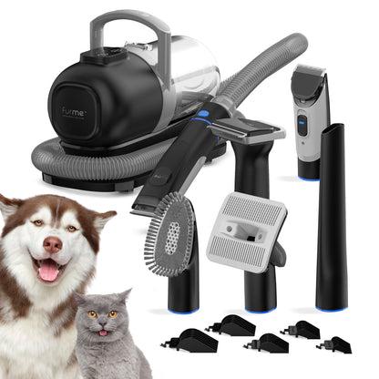 Original Pet Grooming Vacuum Kit, 5 Pet Grooming Tools, Works for All Dogs, Cats, and Pet Fur