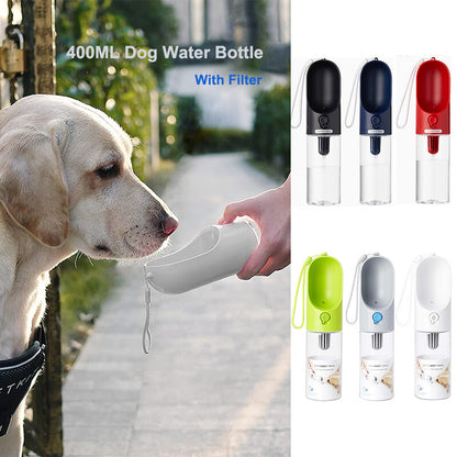 PETKIT Portable Dog Water Bottle 400Ml Travel Walking Pet Water Bottle Dispenser