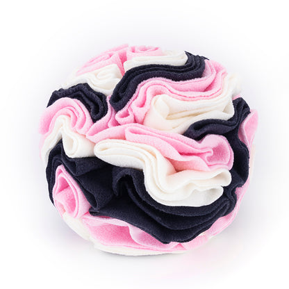 Snuffle Ball Interactive Dog Toys Ball Dog Brain Mental Stimulating Puzzle Toys for Dogs Enrichment Game Feeding Mat for Stress Relief Portable Machine Washable