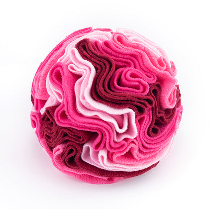 Snuffle Ball Interactive Dog Toys Ball Dog Brain Mental Stimulating Puzzle Toys for Dogs Enrichment Game Feeding Mat for Stress Relief Portable Machine Washable