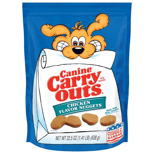 Chicken Flavor Nuggets Dog Snacks, 22.5 Oz